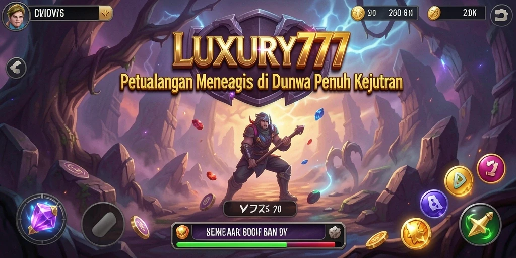 Tangkapan layar LUXURY777 menampilkan aksi petualangan yang mendebarkan.