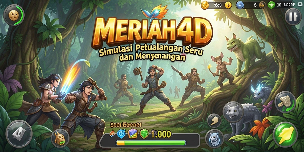 Tangkapan layar dari gameplay menarik di MERIAH4D.